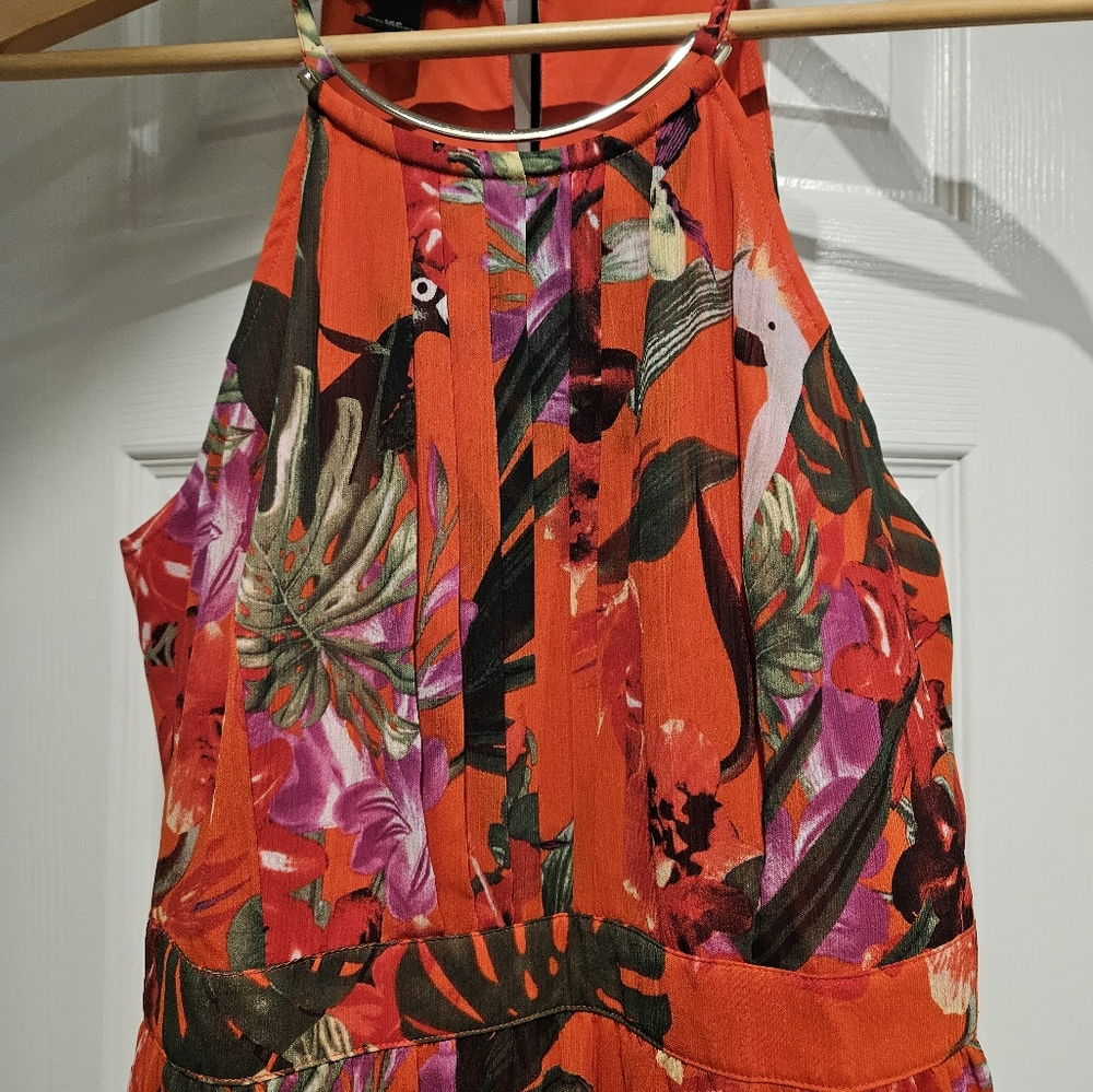 I.N.C International Concepts Petite Women’s A-Line Racer-back Maxi Dress